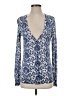 Tory Burch 100% Silk Blue Silk Cardigan Size S - photo 1