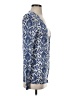 Tory Burch 100% Silk Blue Silk Cardigan Size S - photo 4