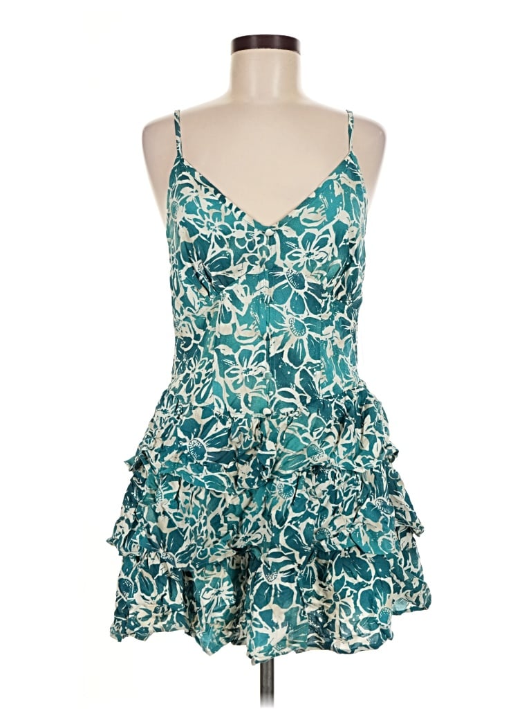 Pre-owned Wild Fable Cocktail Dress In Teal