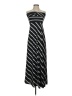 Aqua Stripes Black Casual Dress Size S - photo 1