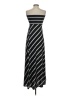 Aqua Stripes Black Casual Dress Size S - photo 2