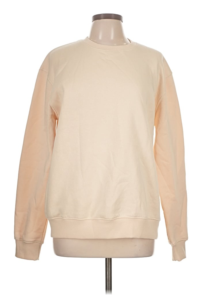 Pre-owned Denim And Flower Sweatshirt In Tan