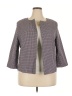 Divine Houndstooth Gray Blazer Size 18 - photo 1