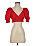 Shein Red 3/4 Sleeve Blouse Size 2 - photo 1