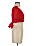 Shein Red 3/4 Sleeve Blouse Size 2 - photo 4