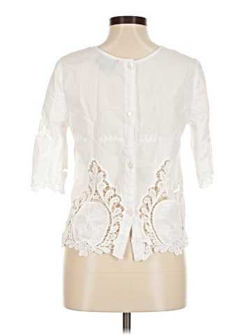 Cynthia Rowley TJX Short Sleeve Blouse (view 2)