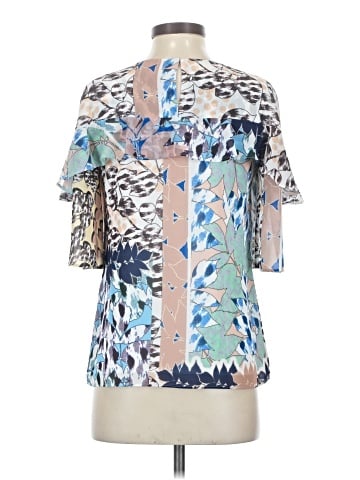 Reiss Short Sleeve Blouse (view 2)