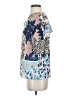 Reiss 100% Polyester Blue Short Sleeve Blouse Size 2 - photo 5