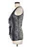 Express 100% Nylon Silver Sleeveless Top Size M - photo 5