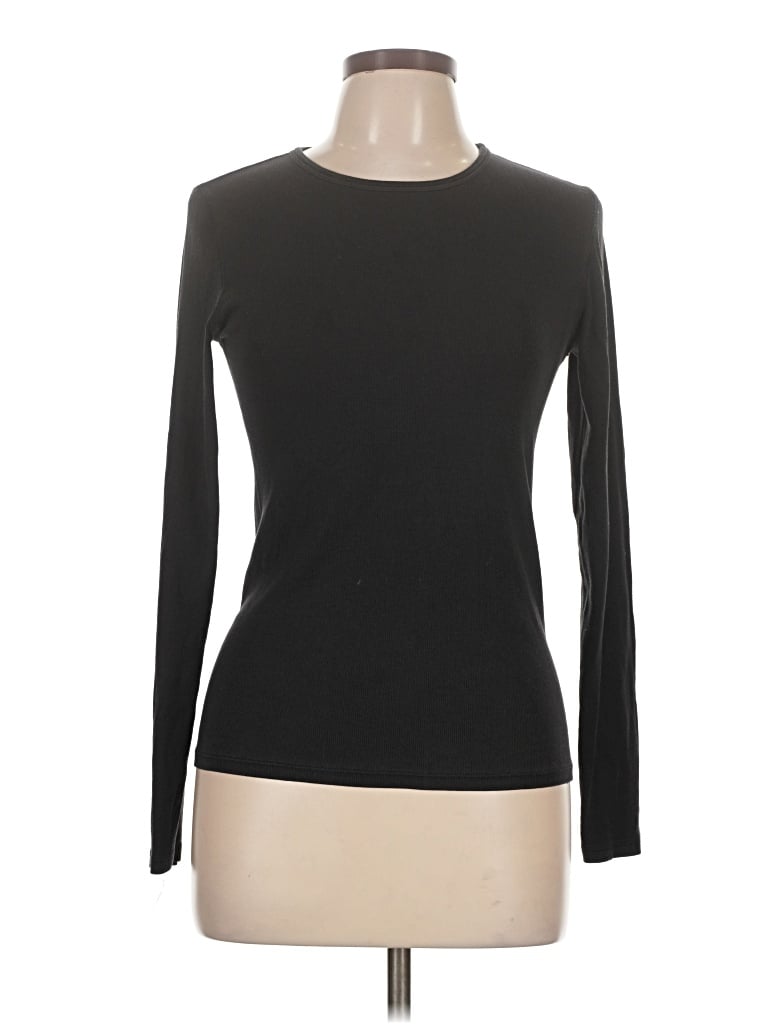 Pre-owned Everlane Long Sleeve T-shirt In Black