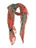 Unbranded 100% Polyester Paisley Orange Brown Scarf One size - photo 1