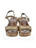 Tory Burch 100% Leather Gold Tan Wedges Size 9 - photo 2