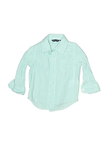 Janie and Jack Long Sleeve Button-Down Shirt (view 1)