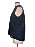 Paper Crane 100% Polyester Blue Sleeveless Blouse Size L - photo 5