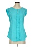 The Limited 100% Polyester Teal Short Sleeve Blouse Size XS - photo 1