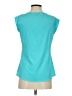 The Limited 100% Polyester Teal Short Sleeve Blouse Size XS - photo 2