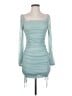 Jump Apparel 100% Polyester Teal Cocktail Dress Size S - photo 1