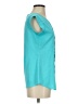 The Limited 100% Polyester Teal Short Sleeve Blouse Size XS - photo 4