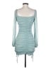 Jump Apparel 100% Polyester Teal Cocktail Dress Size S - photo 2