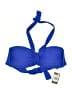 Assorted Brands Solid Blue Swimsuit Top Size Lg (C) - photo 1