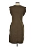 Grecerelle Solid Brown Casual Dress Size XS - photo 2