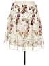 Max Studio 100% Polyester Floral Ivory Casual Skirt Size M - photo 1