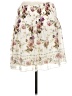 Max Studio 100% Polyester Floral Ivory Casual Skirt Size M - photo 2