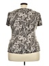 Perceptions Gray Short Sleeve Blouse Size 20 - photo 2