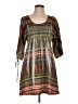 Volume One Paisley Gray Casual Dress Size L - photo 1