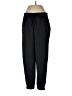 DKNY 100% Polyester Solid Black Casual Pants Size L - photo 1