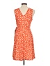 Venus Print Orange Cocktail Dress Size M - photo 2