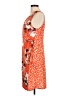 Venus Print Orange Cocktail Dress Size M - photo 5