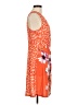 Venus Print Orange Cocktail Dress Size M - photo 4