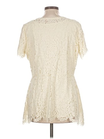 Isaac Mizrahi LIVE! Short Sleeve Blouse (view 2)