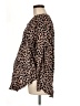 Ingrid + Isabel 100% Rayon Brown Long Sleeve Blouse Size Med Maternity (2) - photo 5