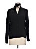 AKRIS 100% Silk Black Long Sleeve Silk Top Size 10 - photo 1