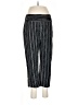 Apt. 9 Stripes Gray Casual Pants Size 8 - photo 1