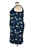 Talbots 100% Polyester Print Blue Cocktail Dress Size 18W - photo 5