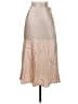Babaton 100% Acetate Solid Tan Formal Skirt Size 4 - photo 2