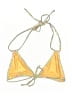 Assorted Brands Floral Yellow Swimsuit Top Size M - photo 2