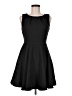 Double Zero 100% Polyester Solid Black Cocktail Dress Size M - photo 1