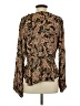VICI Brown Long Sleeve Blouse Size S - photo 2