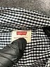 Levi's 100% Cotton Checkered-gingham Gray Long Sleeve Button-Down Shirt Size XS - photo 7