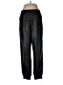 Babaton 100% Polyurethane Metallic Black Casual Pants Size M - photo 1