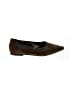 Brunello Cucinelli Solid Brown Green Suede Flats Size EU 38 1/2 - photo 1