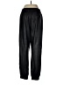 Babaton 100% Polyurethane Metallic Black Casual Pants Size M - photo 2