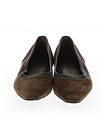 Brunello Cucinelli Suede Flats (view 2)