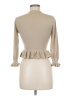 GRL Tan Long Sleeve Blouse Size M - photo 2