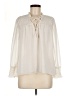 1.State 100% Polyester Ivory Long Sleeve Blouse Size M - photo 1