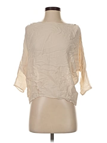 Stylein 3/4 Sleeve Silk Top (view 1)